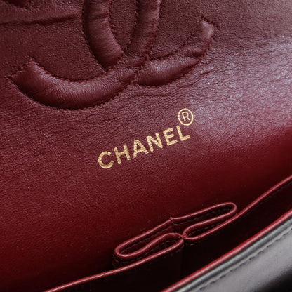 Top Quality Chanel Lambskin Matelasse W Flap Shoulder Bag A01112