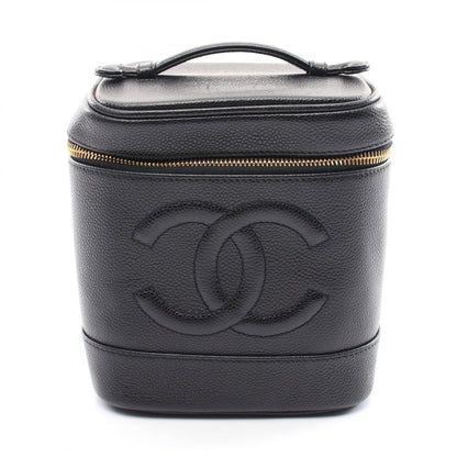 Top Quality Chanel Caviar Skin Coco Mark Handbag Black