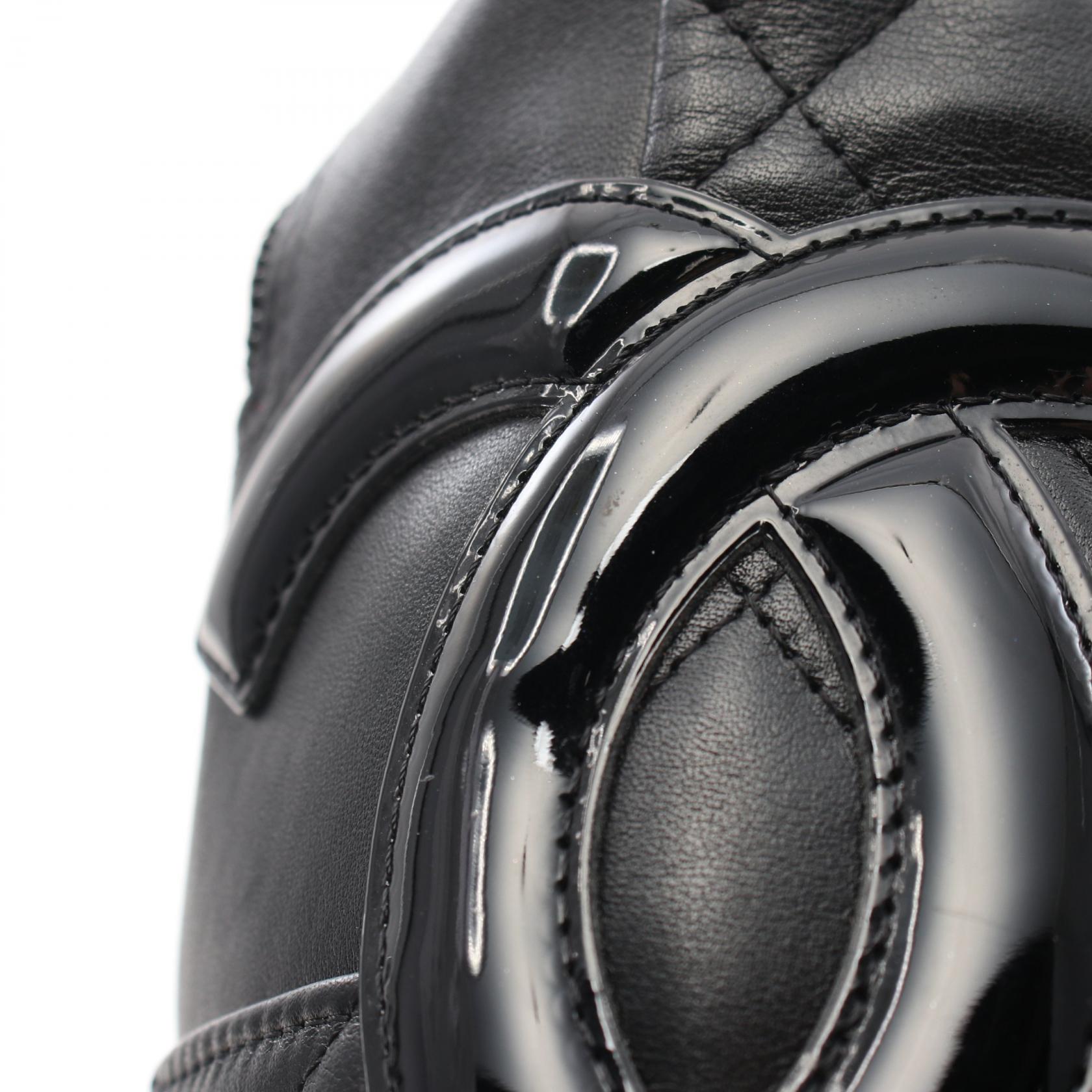 Top Quality Chanel Cambon Line Leather Bowling Bag A25171