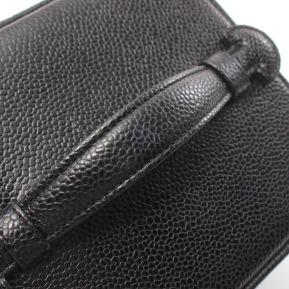 Top Quality Chanel Caviar Skin Coco Mark Handbag Black