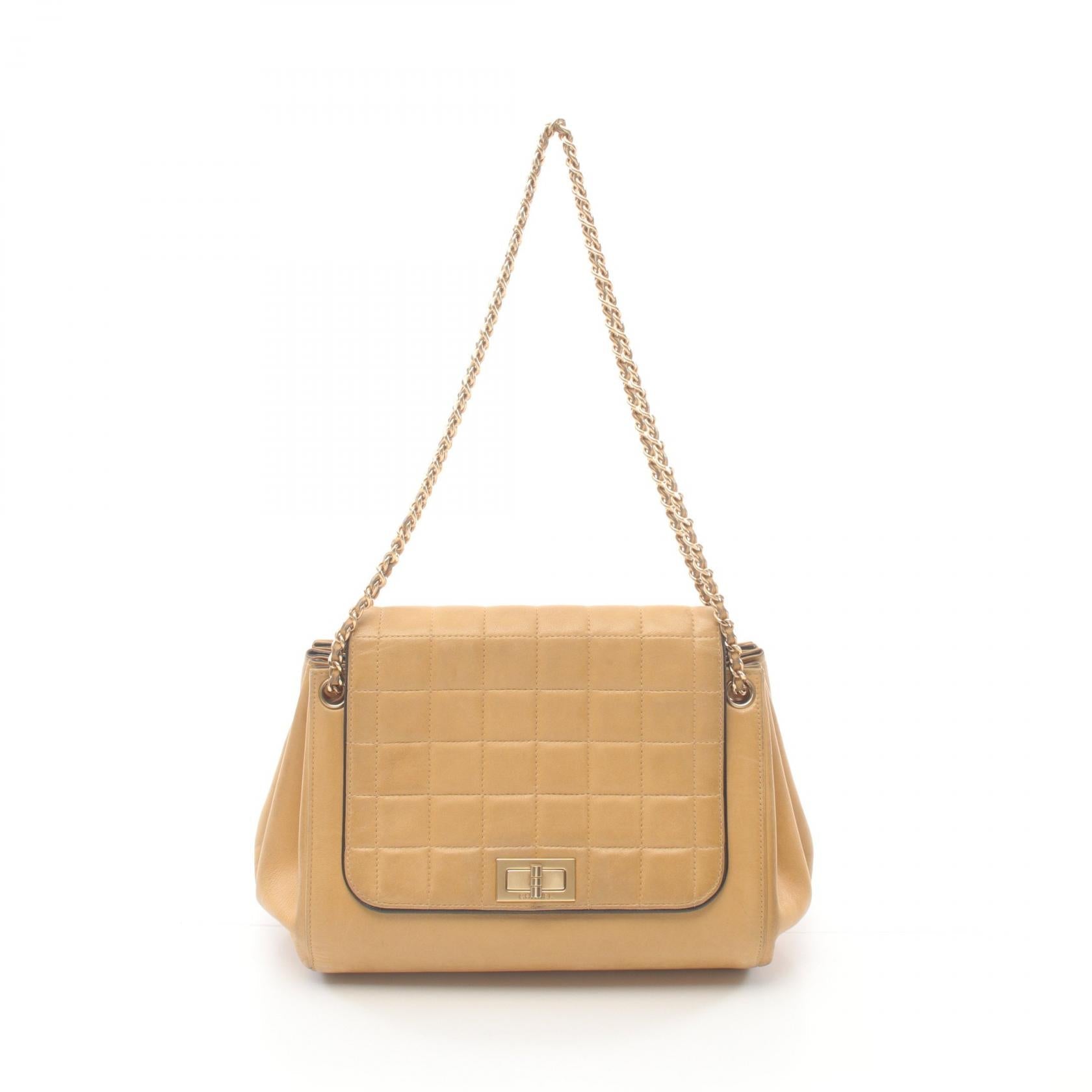 Top Quality Chanel Lambskin Chocolate Bar Shoulder Bag