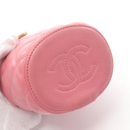 Top Quality Chanel Lambskin Matelasse Shoulder Bag Pink