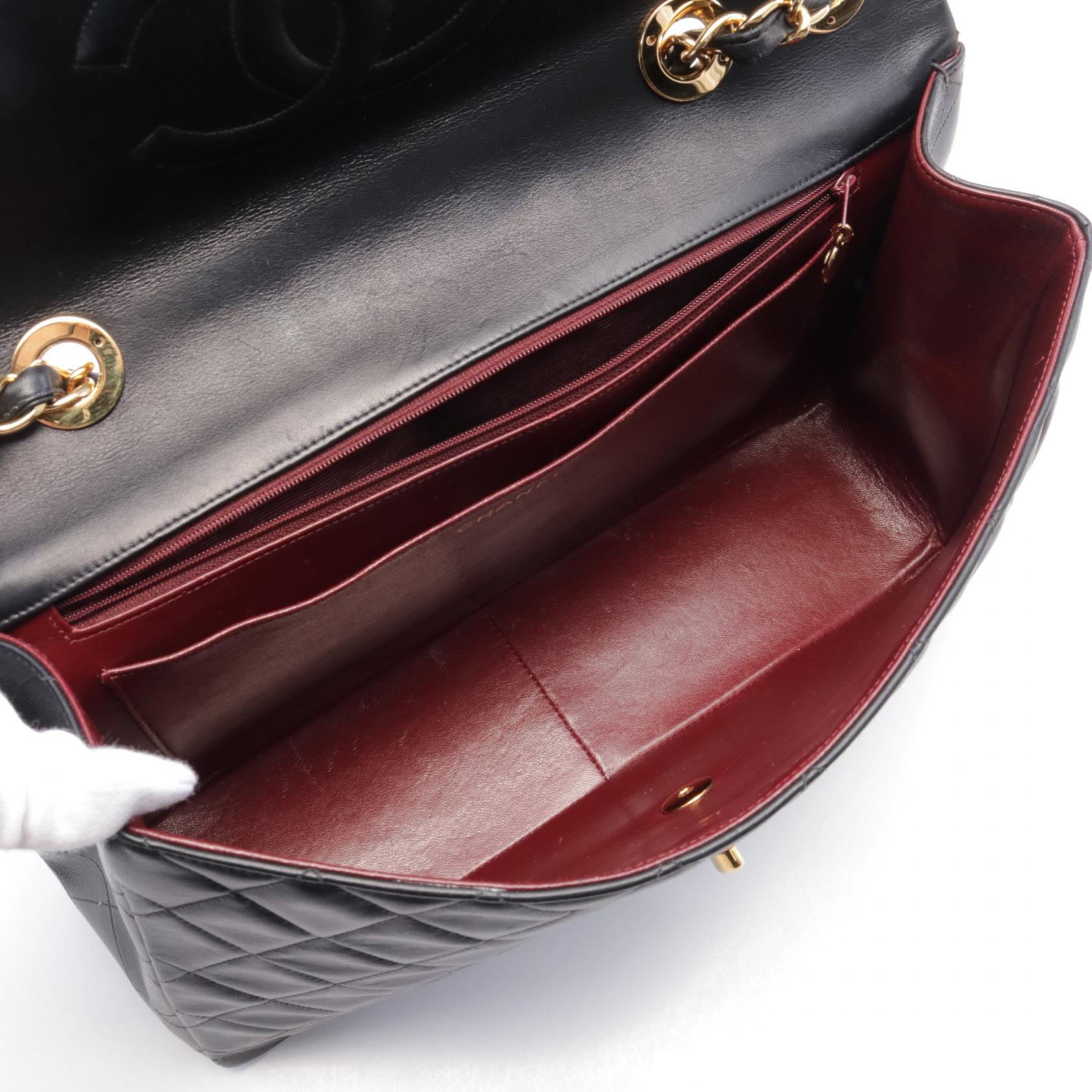 Top Quality Chanel Lambskin Shoulder Bag Black A01094