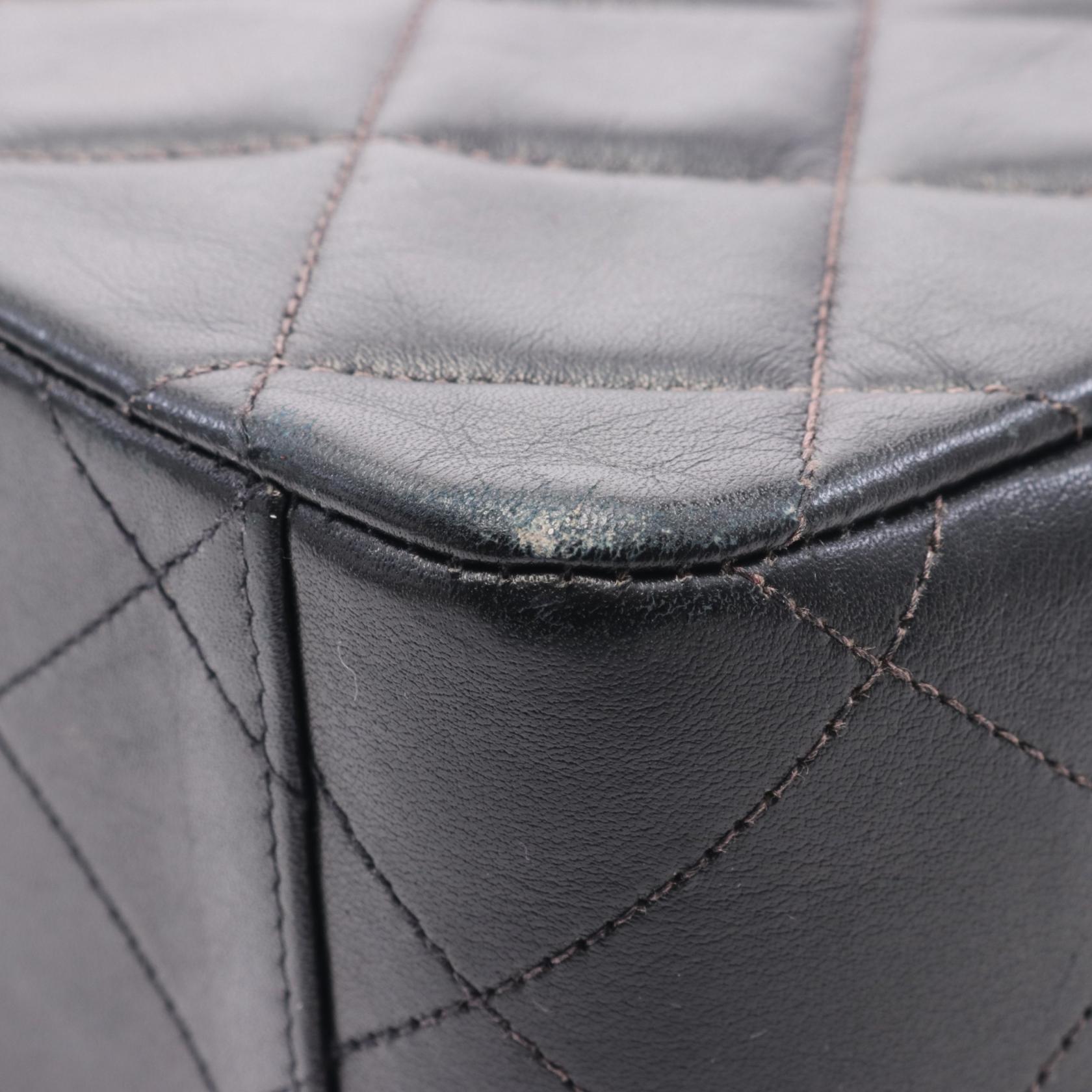 Top Quality Chanel Lambskin Shoulder Bag Black A01094