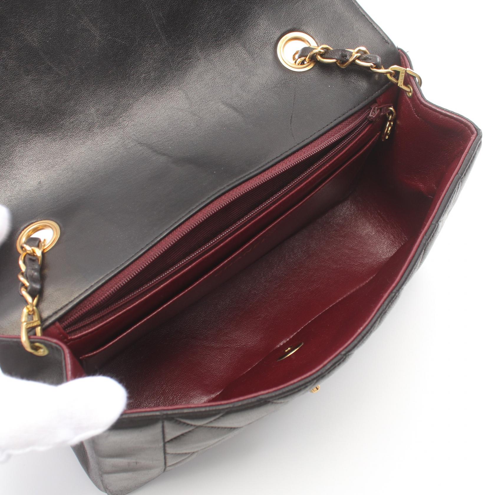 Top Quality Chanel Lambskin Diana Flap Shoulder Bag A01165