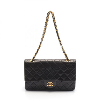 Top Quality Chanel Lambskin Matelasse W Flap Shoulder Bag