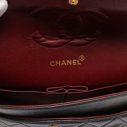 Top Quality Chanel Lambskin Matelasse W Flap Shoulder Bag