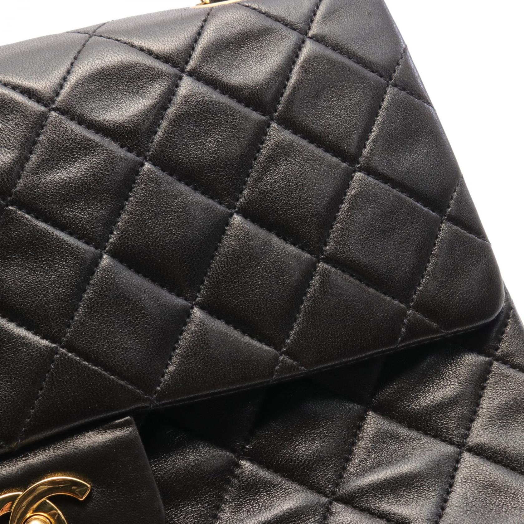 Top Quality Chanel Lambskin Matelasse W Flap Shoulder Bag