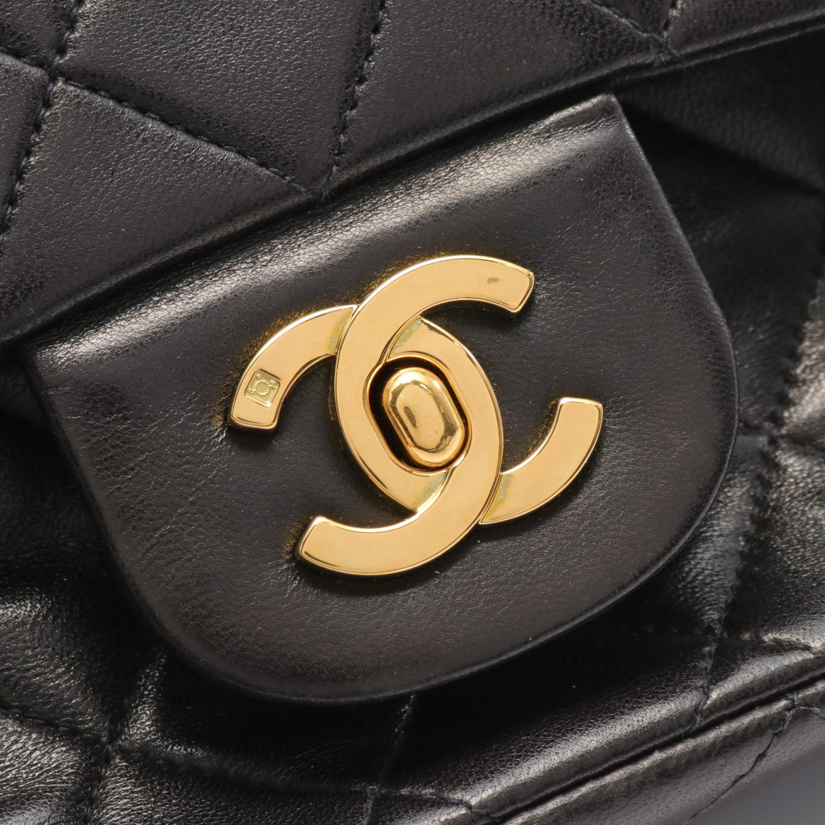 Top Quality Chanel Lambskin Matelasse W Flap Shoulder Bag