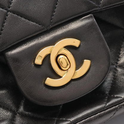 Top Quality Chanel Lambskin Matelasse W Flap Shoulder Bag
