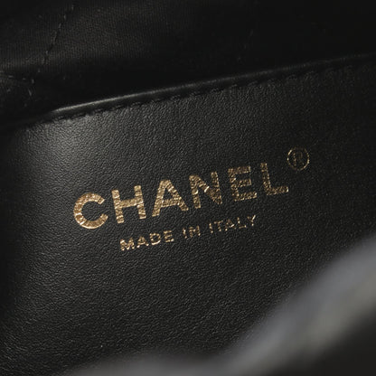 Top Quality Chanel 22 Mini Leather Shoulder Bag Black