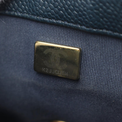 Top Quality Chanel Matelasse Leather Shoulder Bag Navy