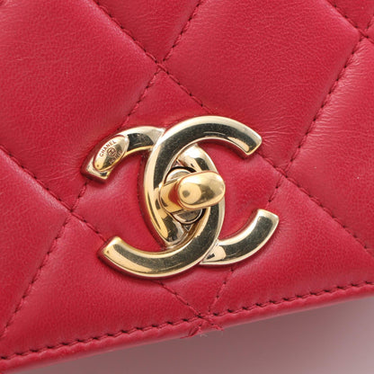 Top Quality Chanel Matelasse Lambskin Shoulder Bag Pink