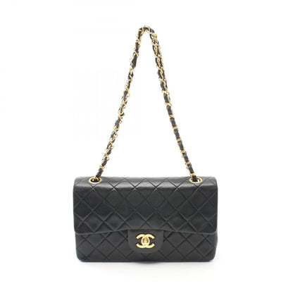 Top Quality Chanel Lambskin Matelasse W Flap Shoulder Bag