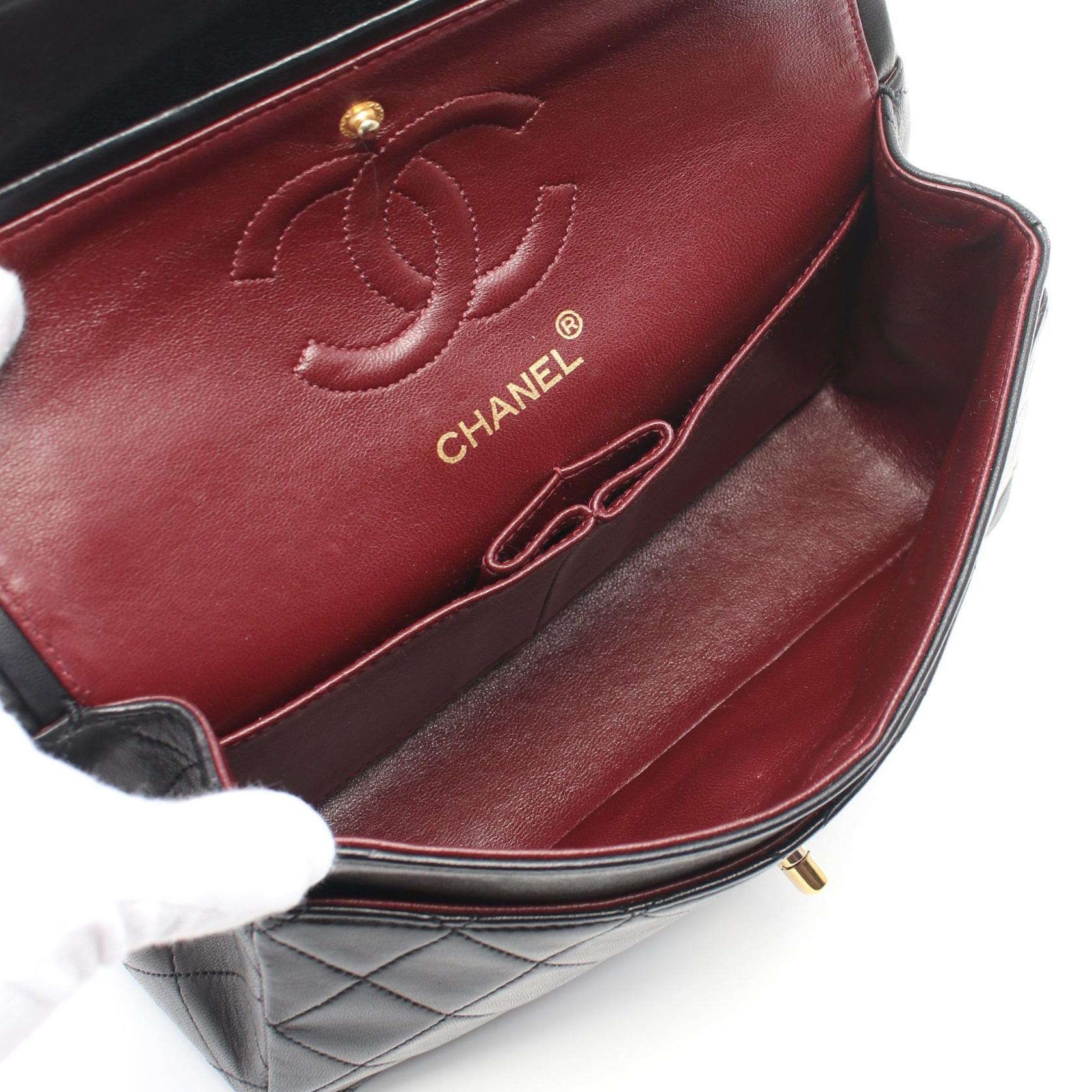 Top Quality Chanel Lambskin Matelasse W Flap Shoulder Bag