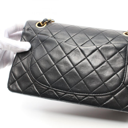 Top Quality Chanel Lambskin Matelasse W Flap Shoulder Bag