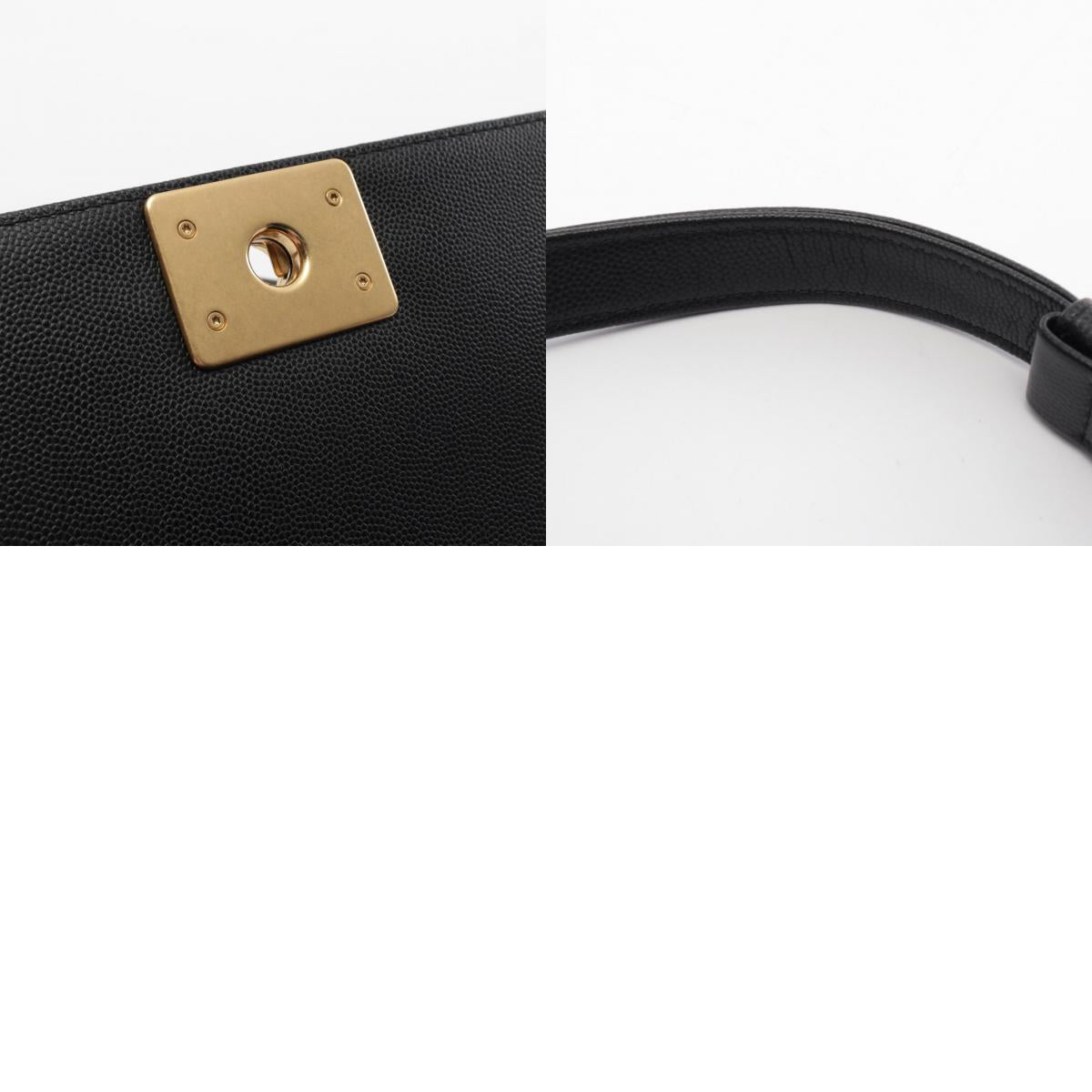Top Quality Chanel Boy Small Leather Shoulder Bag Black