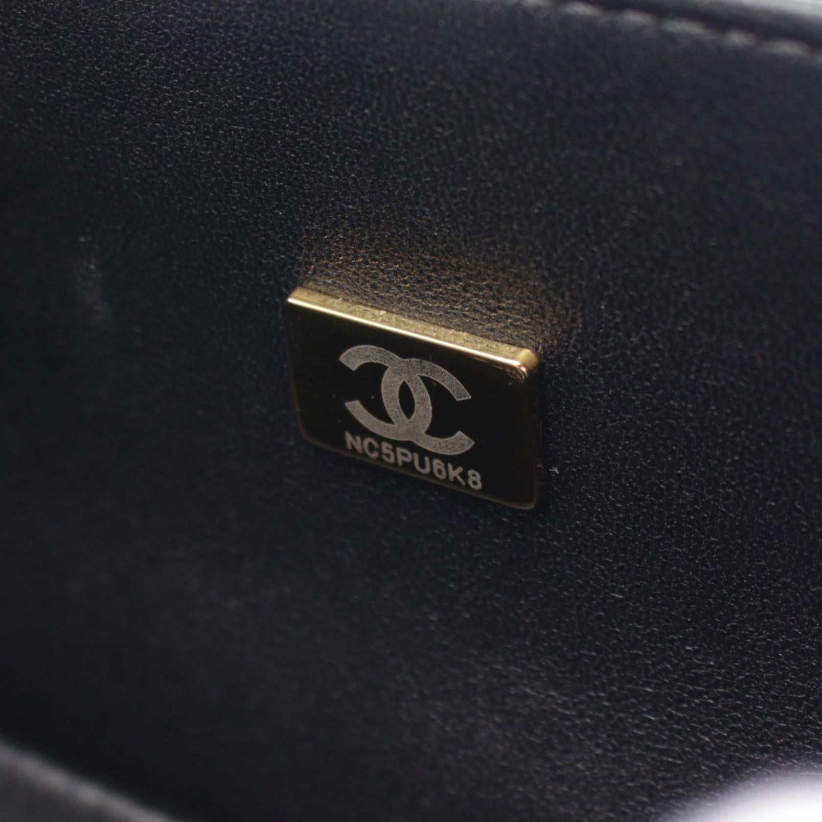 Top Quality Chanel Boy Small Leather Shoulder Bag Black