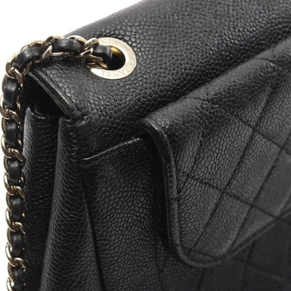 Top Quality Chanel Caviar Skin Matelasse Shoulder Bag A93856
