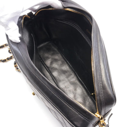 Top Quality Chanel Matelasse Lambskin Shoulder Bag Black