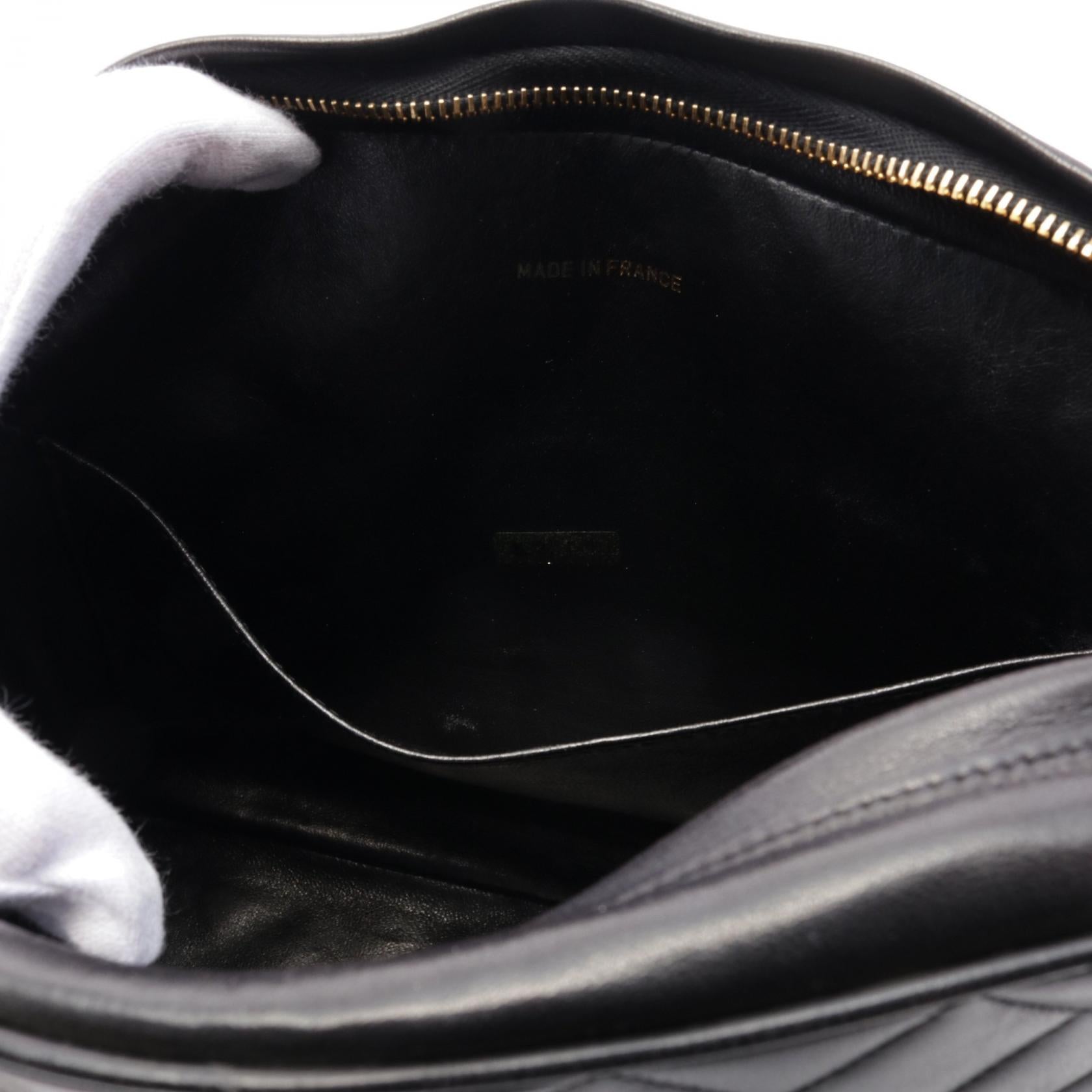 Top Quality Chanel Matelasse Lambskin Shoulder Bag Black