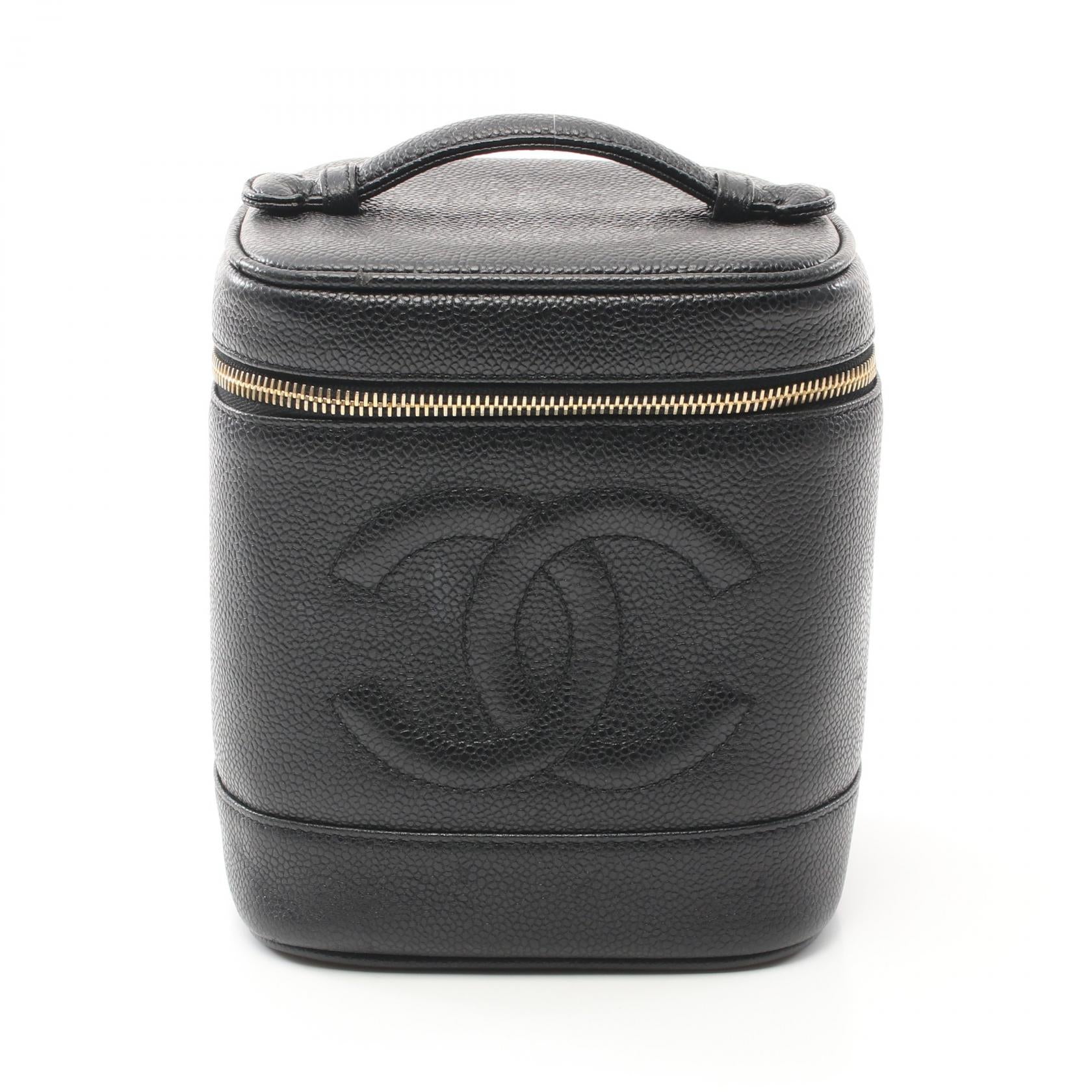 Top Quality Chanel Coco Mark Leather Handbag Black A01998