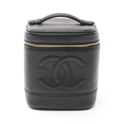 Top Quality Chanel Coco Mark Leather Handbag Black A01998