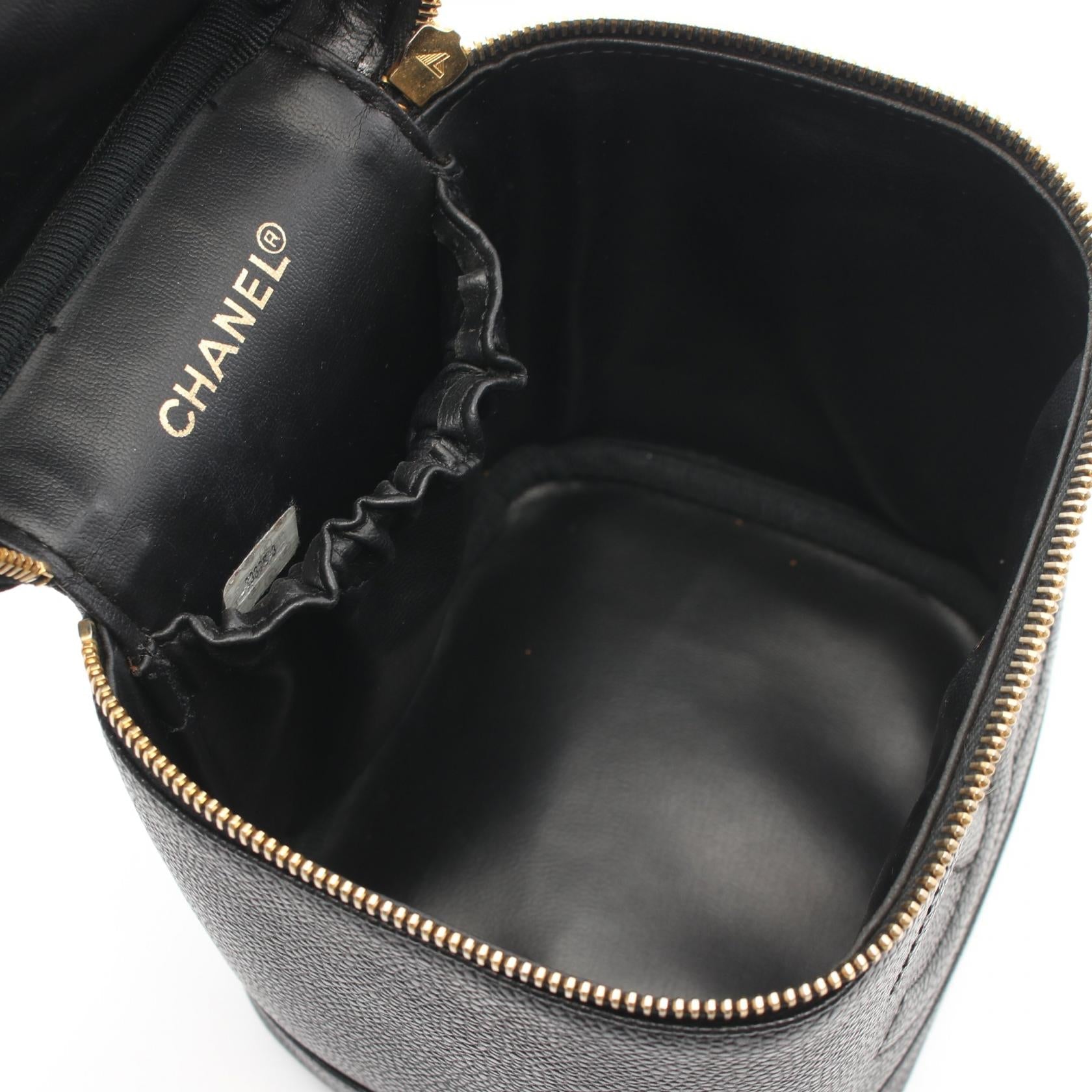 Top Quality Chanel Coco Mark Leather Handbag Black A01998