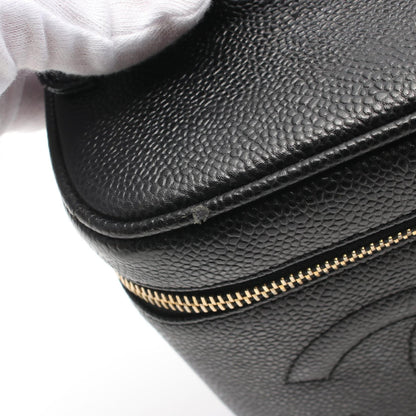 Top Quality Chanel Coco Mark Leather Handbag Black A01998