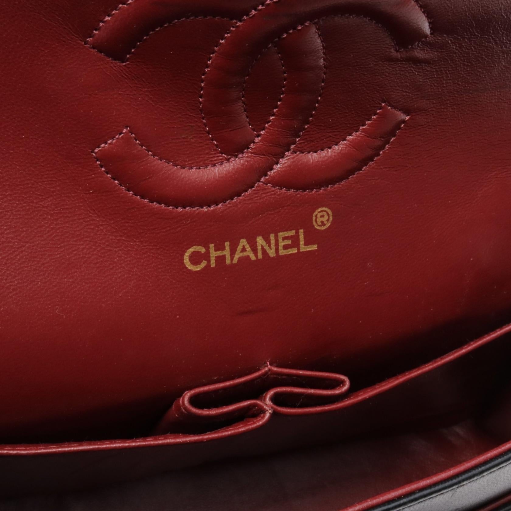 Top Quality Chanel Lambskin Matelasse W Flap Shoulder Bag