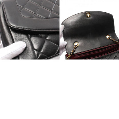 Top Quality Chanel Diana Flap Lambskin Shoulder Bag Black