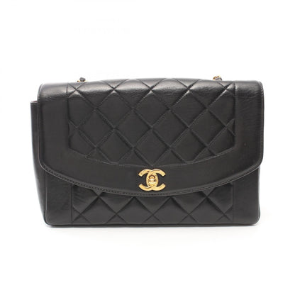 Top Quality Chanel Diana Flap Lambskin Shoulder Bag Black