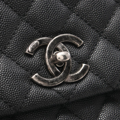 Top Quality Chanel Caviar Exotic Leather Coco Handle Bag