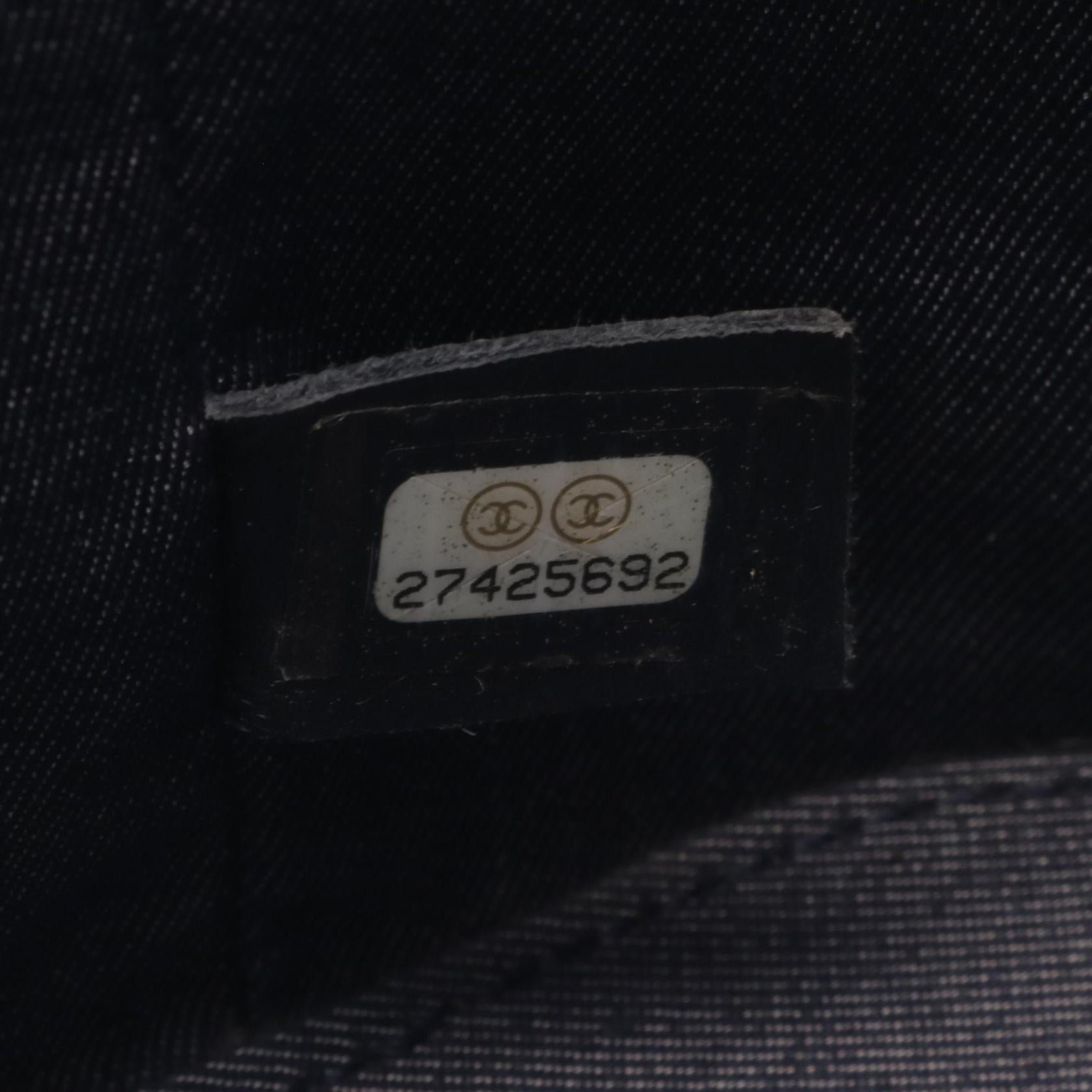 Top Quality Chanel Lambskin Coco Mark Handbag Black AS0323