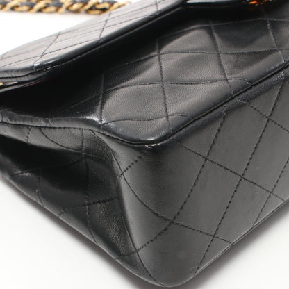 Top Quality Chanel Lambskin Matelasse W Flap Shoulder Bag