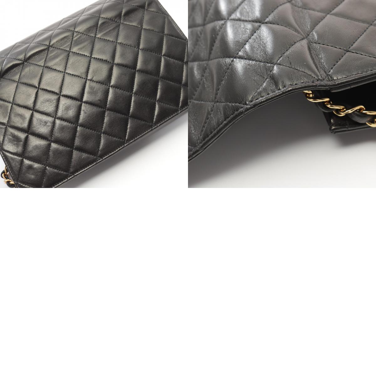 Top Quality Chanel Matelasse Lambskin Shoulder Bag Black