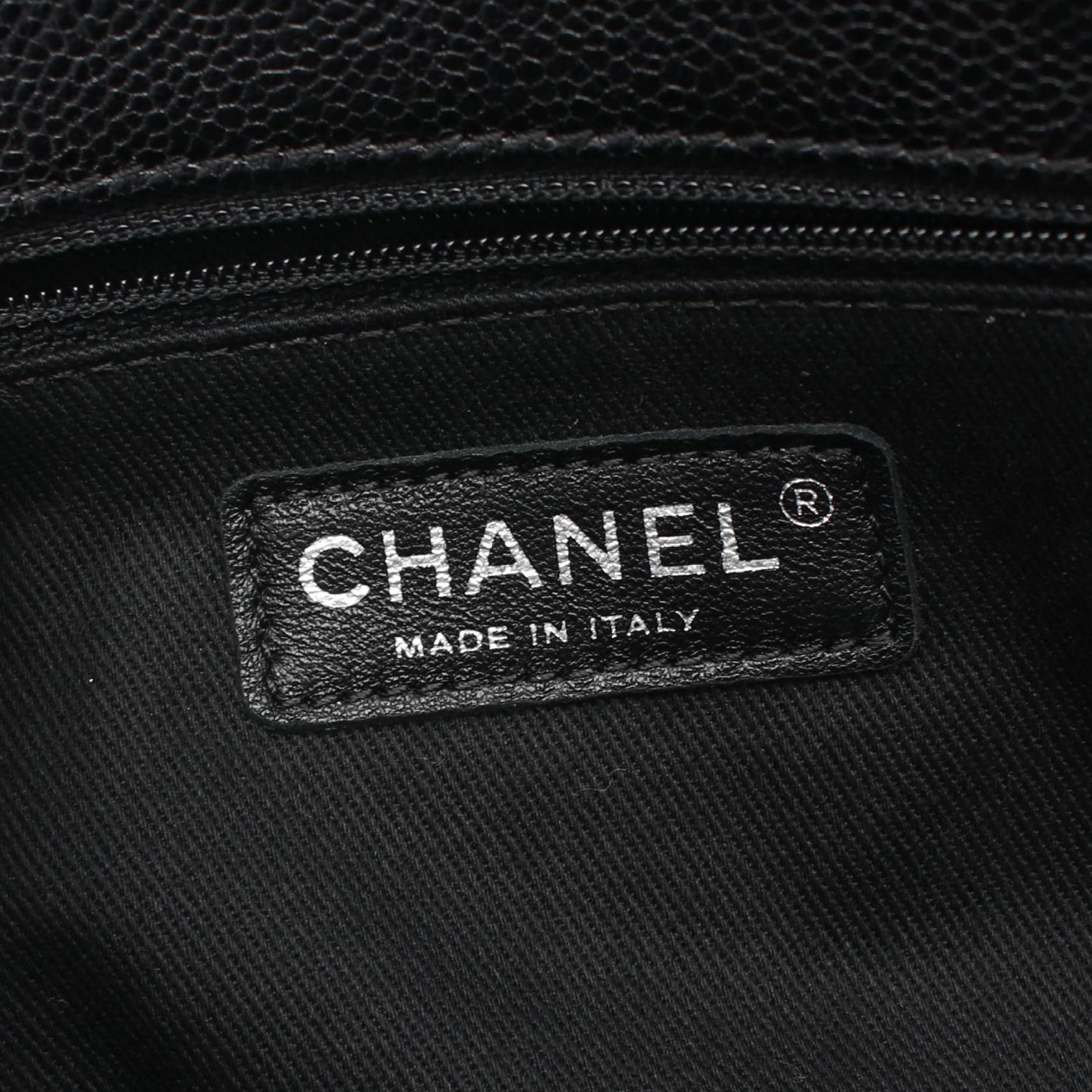 Top Quality Chanel Matelasse Leather Tote Bag Black