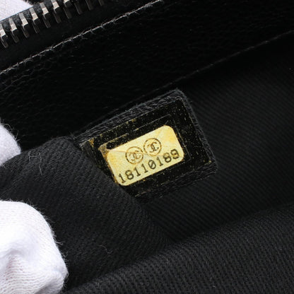 Top Quality Chanel Matelasse Leather Tote Bag Black
