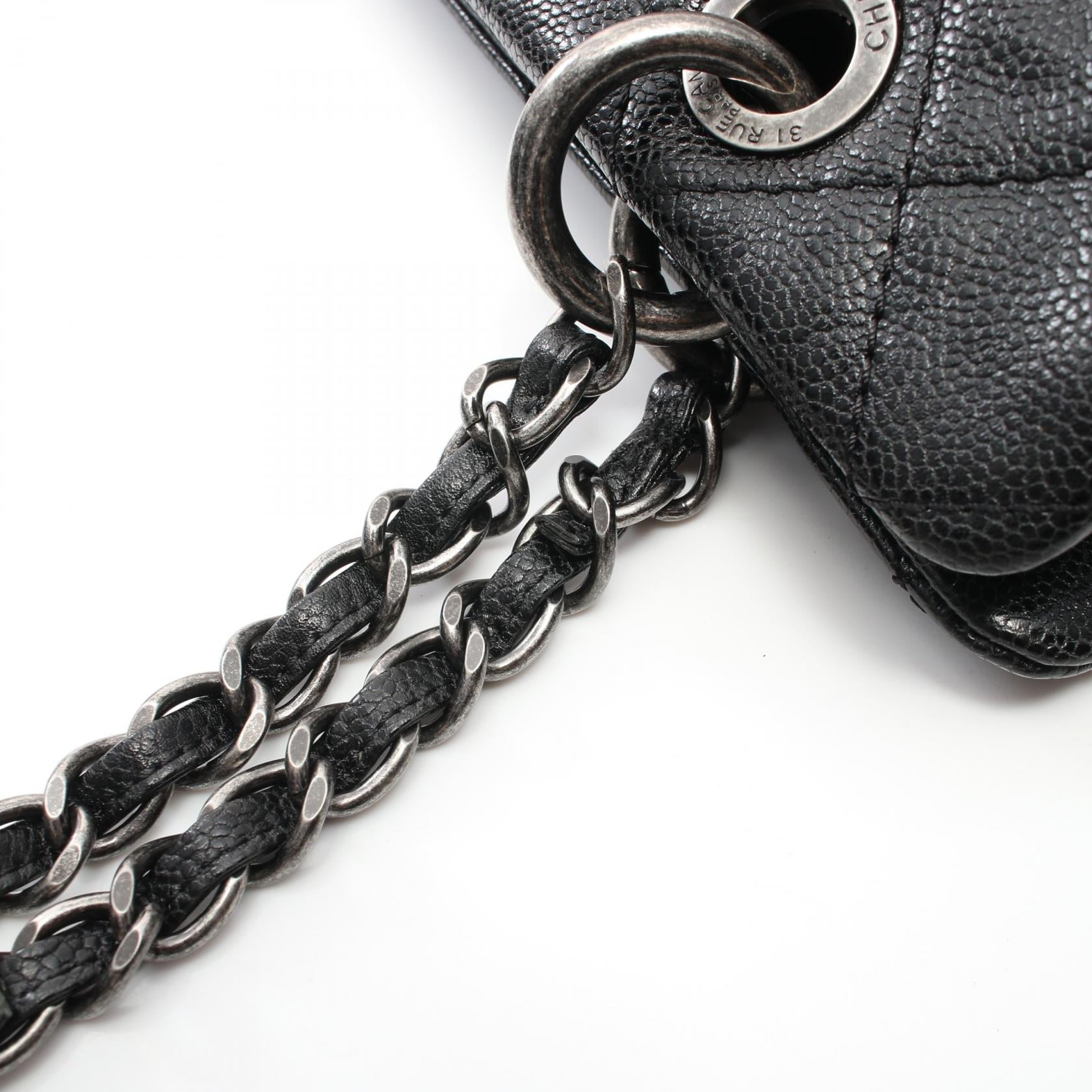 Top Quality Chanel Matelasse Leather Tote Bag Black