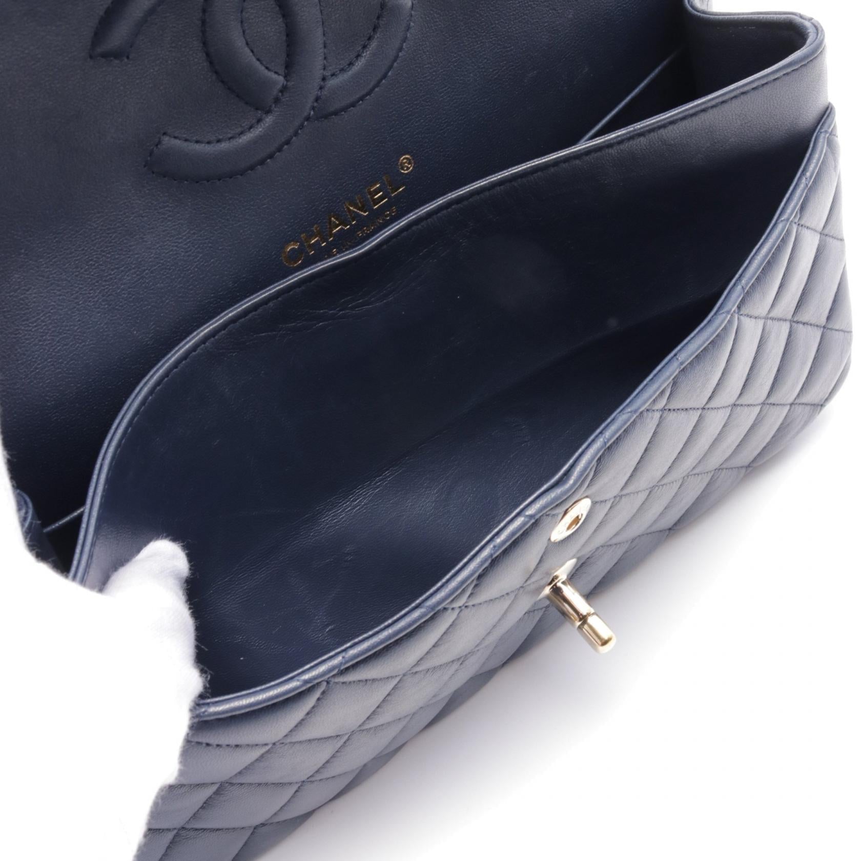 Top Quality Chanel Lambskin Matelasse W Flap Shoulder Bag