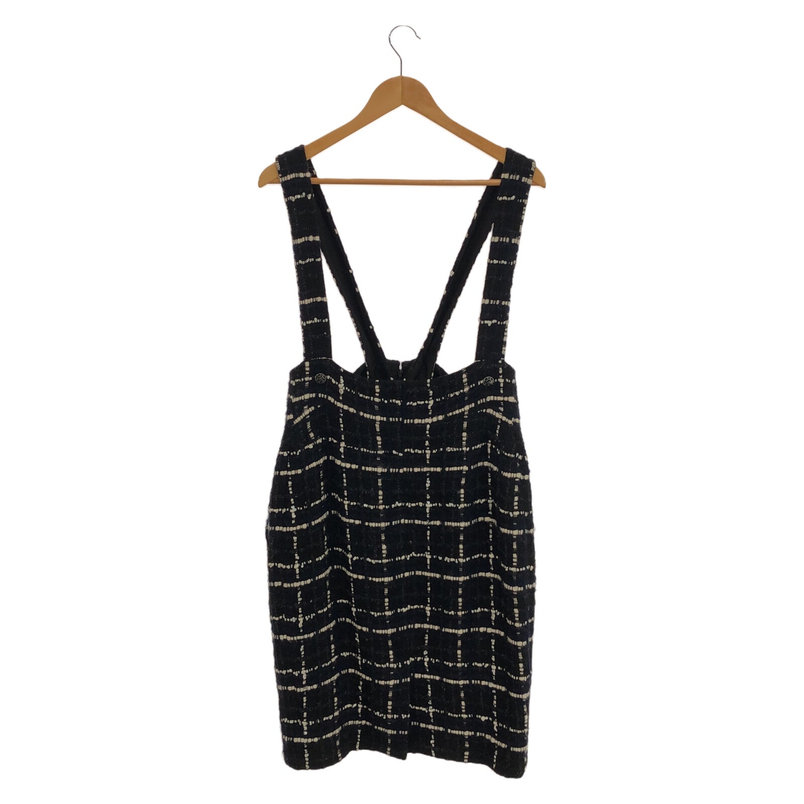 Top Quality Chanel Wool Jumper Skirt Black