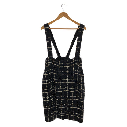 Top Quality Chanel Wool Jumper Skirt Black
