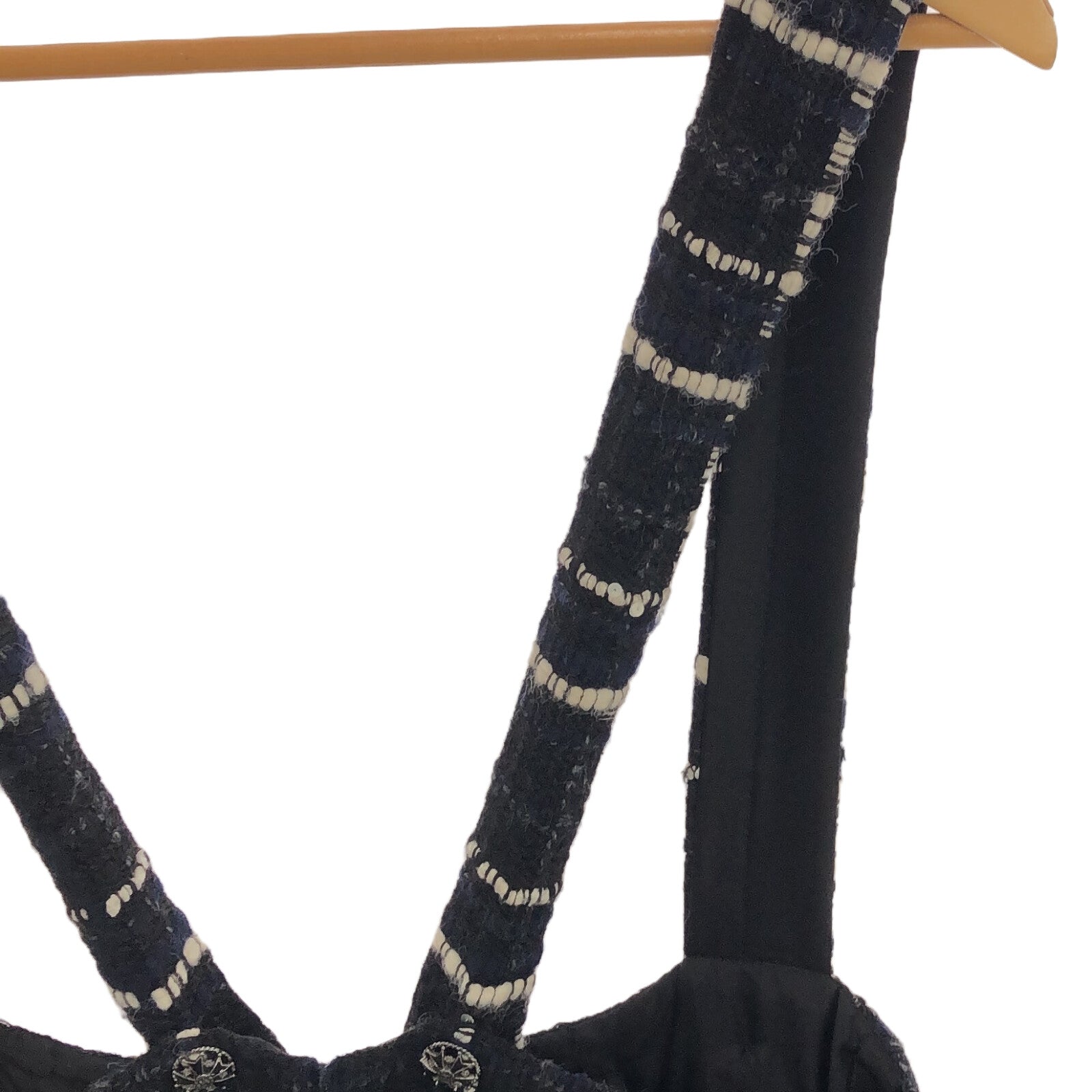 Top Quality Chanel Wool Jumper Skirt Black