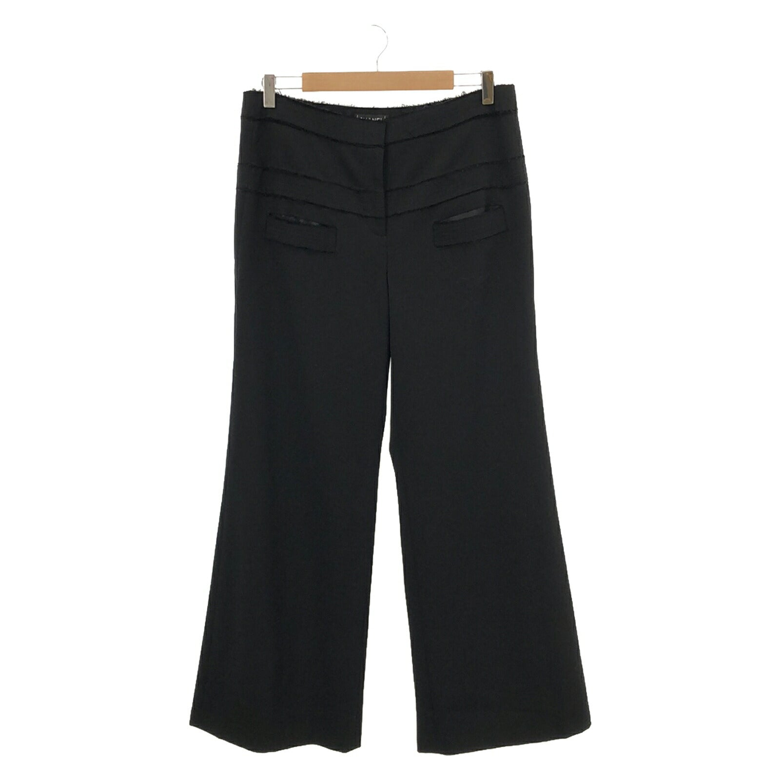 Top Quality Chanel Wool Pants Black P31990V21811
