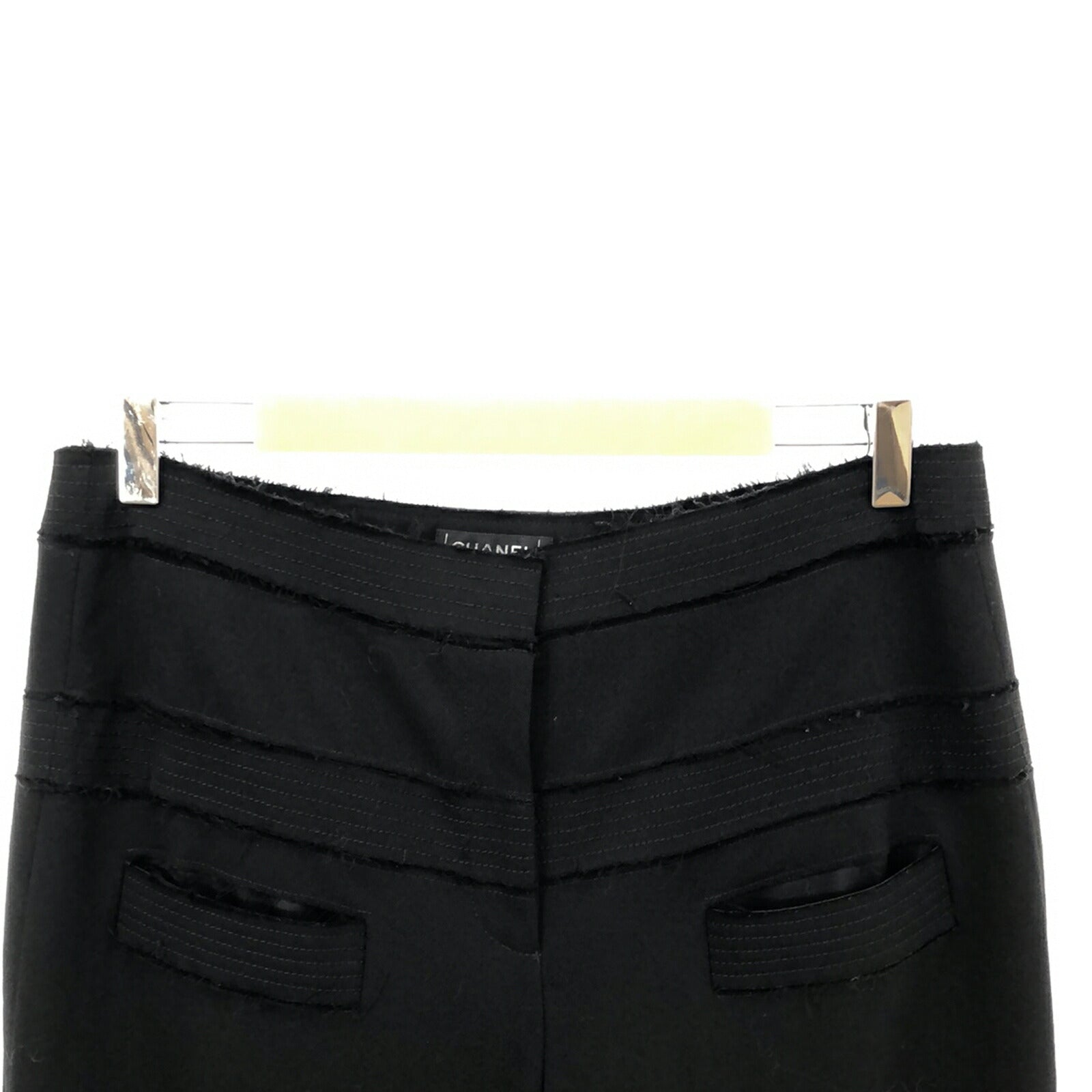 Top Quality Chanel Wool Pants Black P31990V21811