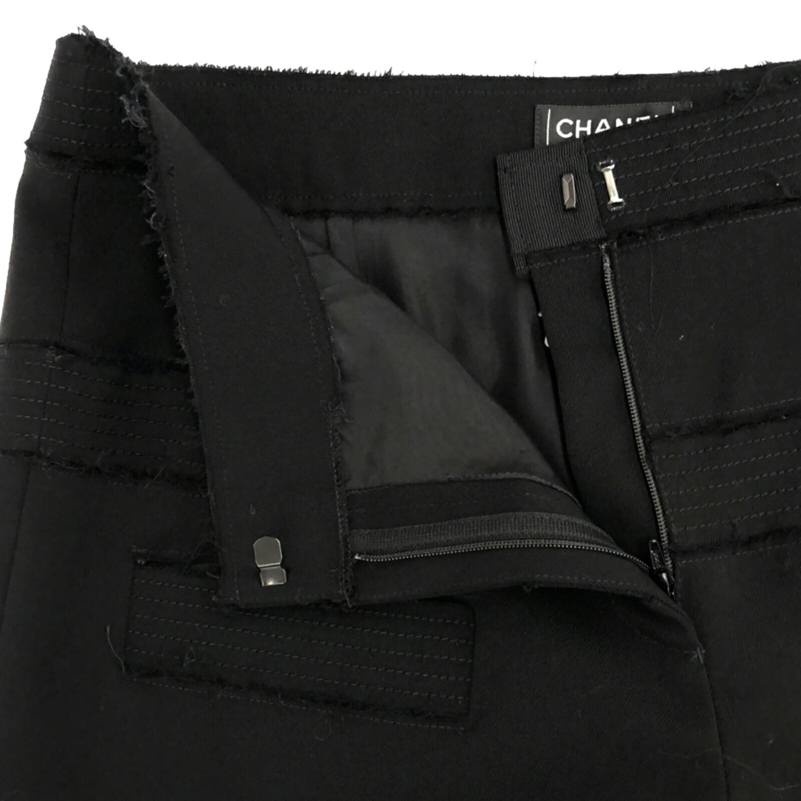 Top Quality Chanel Wool Pants Black P31990V21811