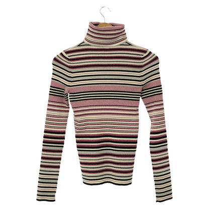 Top Quality Chanel Wool Turtleneck Knit Top Pink