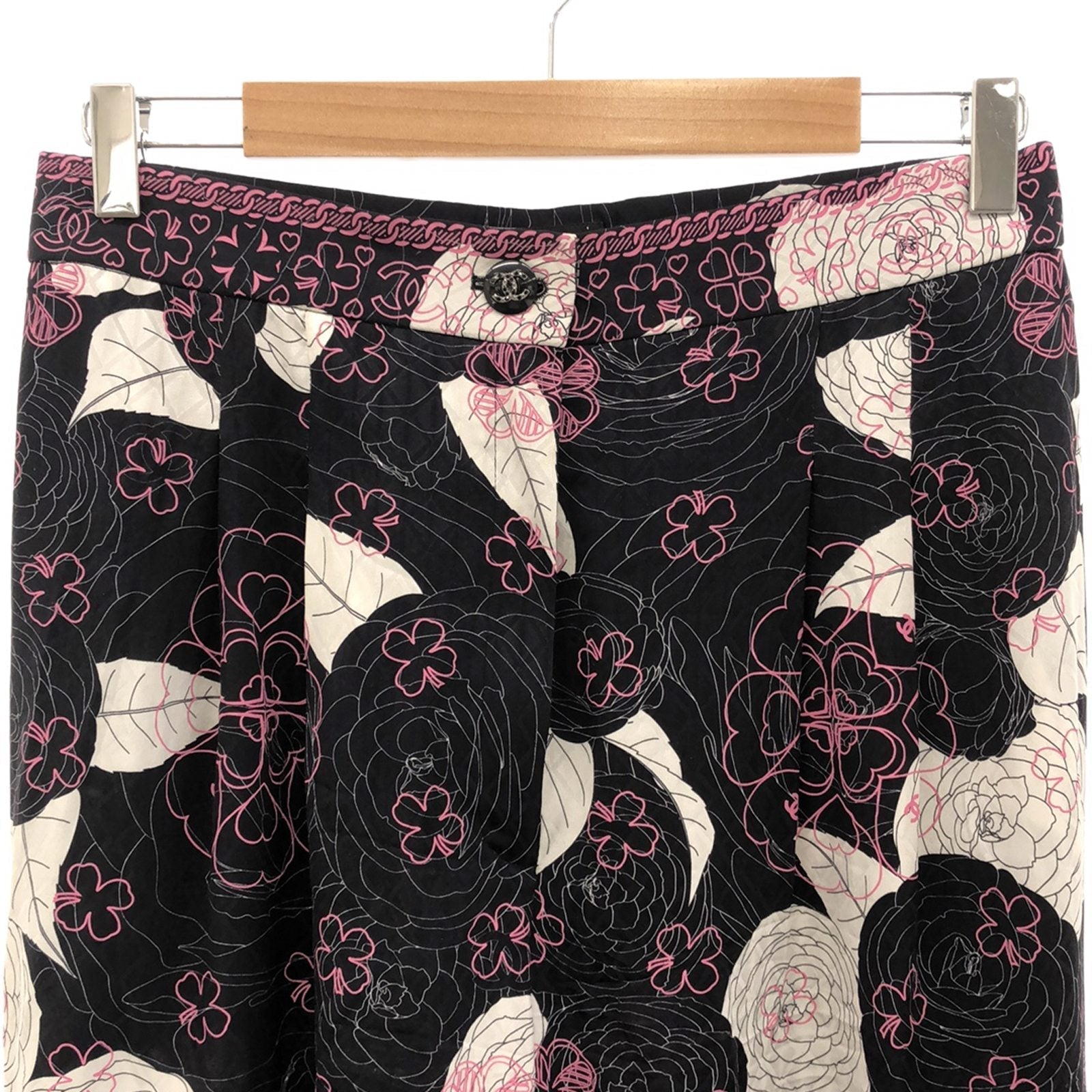 Top Quality Chanel Silk Pants Black P70058V61582