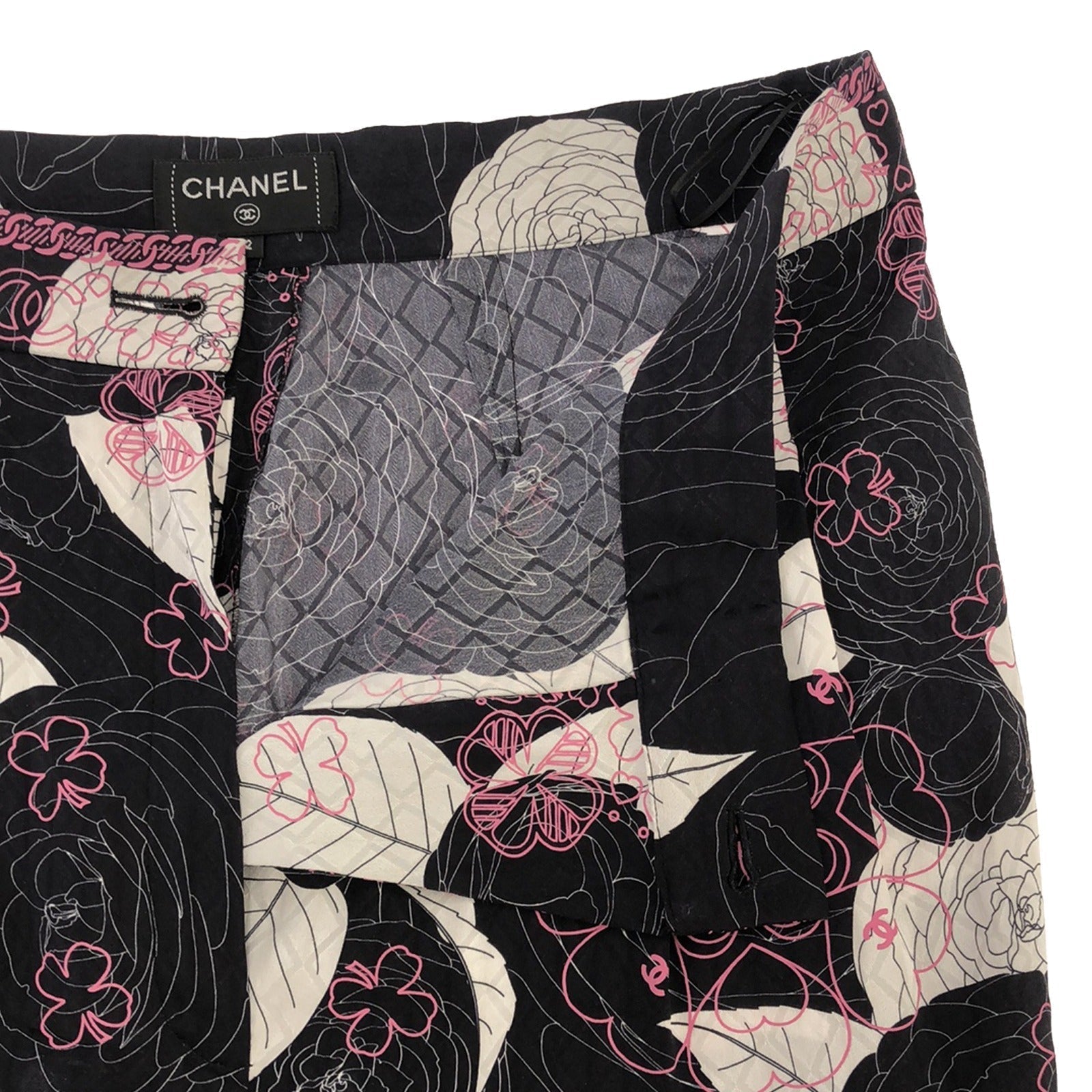Top Quality Chanel Silk Pants Black P70058V61582