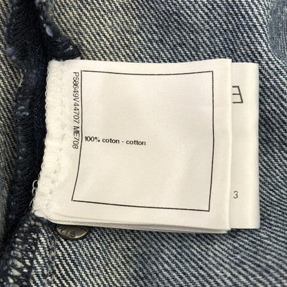 Top Quality Chanel Denim Wide Pants Cotton Blue